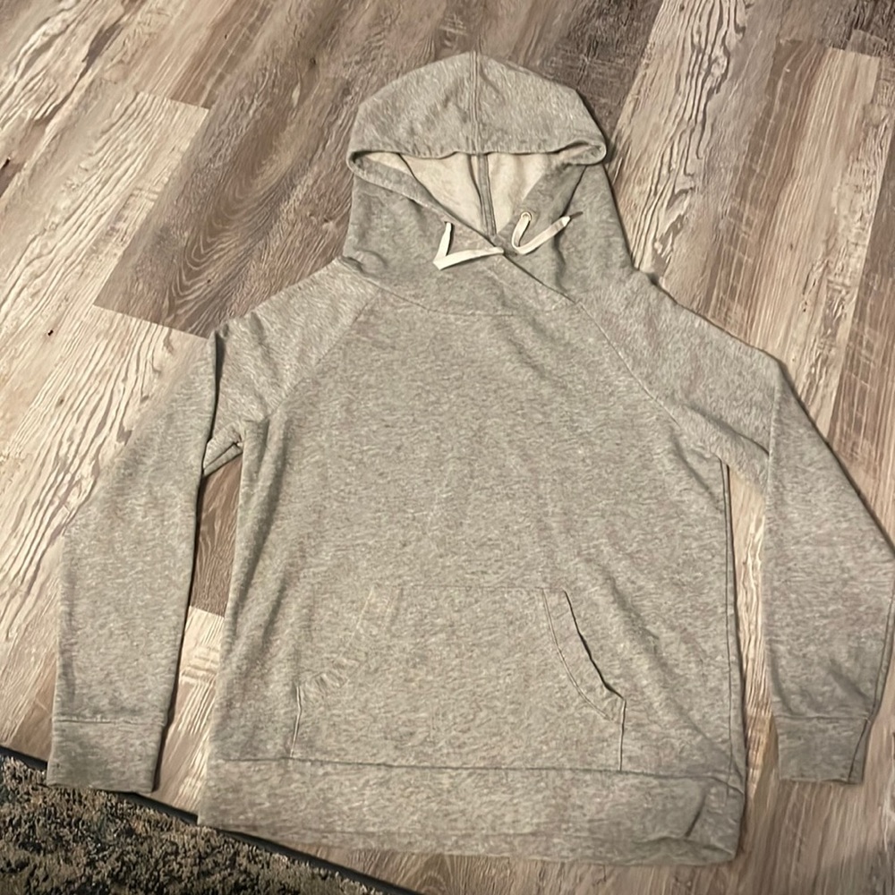 Light grey Xs TP old navy hoodie. Has slight pilling but no stains